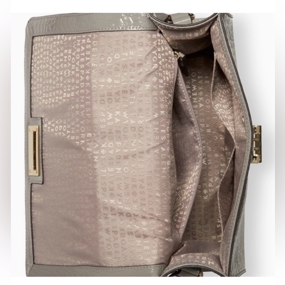 Kate Spade Doris Orchard Valley Handbag Sidewalk Beige Leather Kelly Bag - Picture 4 of 8